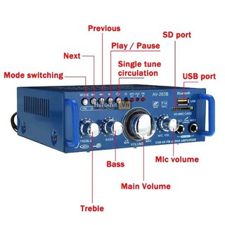 Amply Mini Bluetooth BT-309A