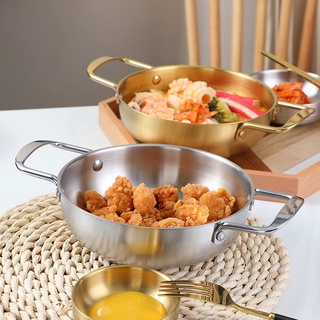 Mới NỒI LẨU MÌ CAY, NỒI SÚP, NỒI inox mini 1 người ăn phong cách hàn quốc dày đẹp 20cm