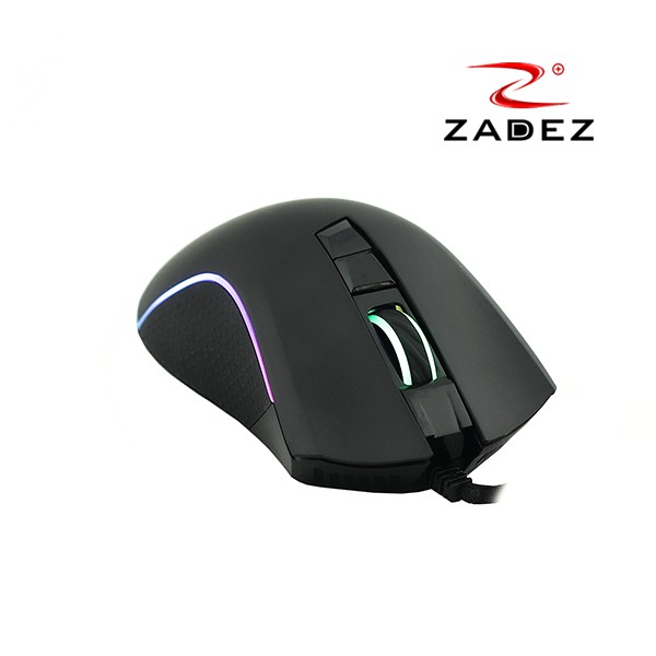 Chuột Gaming ZADEZ GT615M 1000DPI, 6 Mức DPI, 7 Phím Chức Năng, Đèn LED RGB - Hàng Chính Hãng