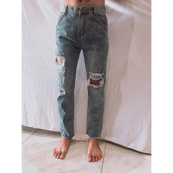 Baggy jean rách ver.2  YAYSHOP cực cá tính