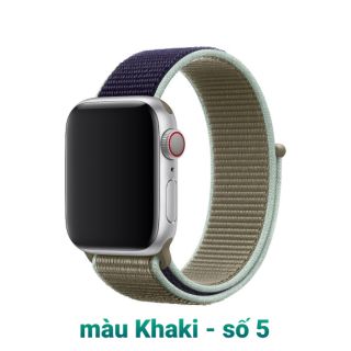 Dây vải Apple watch phối màu theo dây Apple hiệu Coteetci chính hãng
