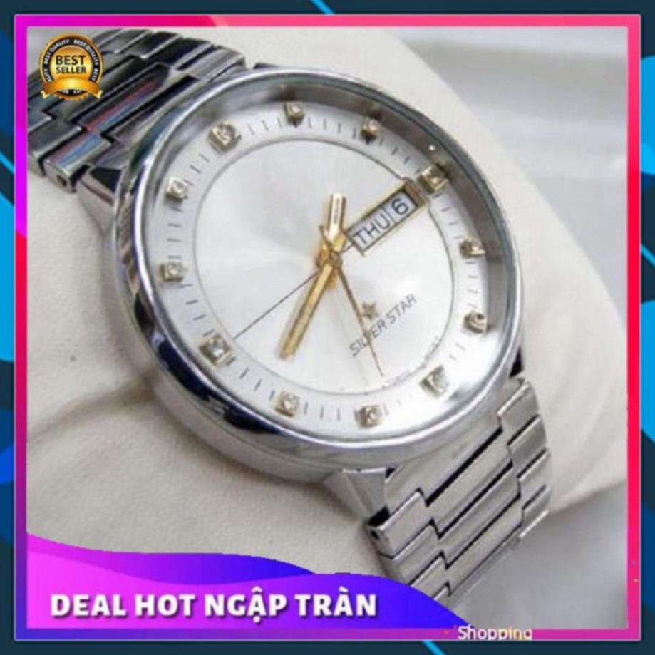 ĐỒNG HỒ CƠ NAM MỎ NEO PIN SILVER STAR MẶT SAPHIRE RADOGOLD , Đồng hồ thật giá trị thật