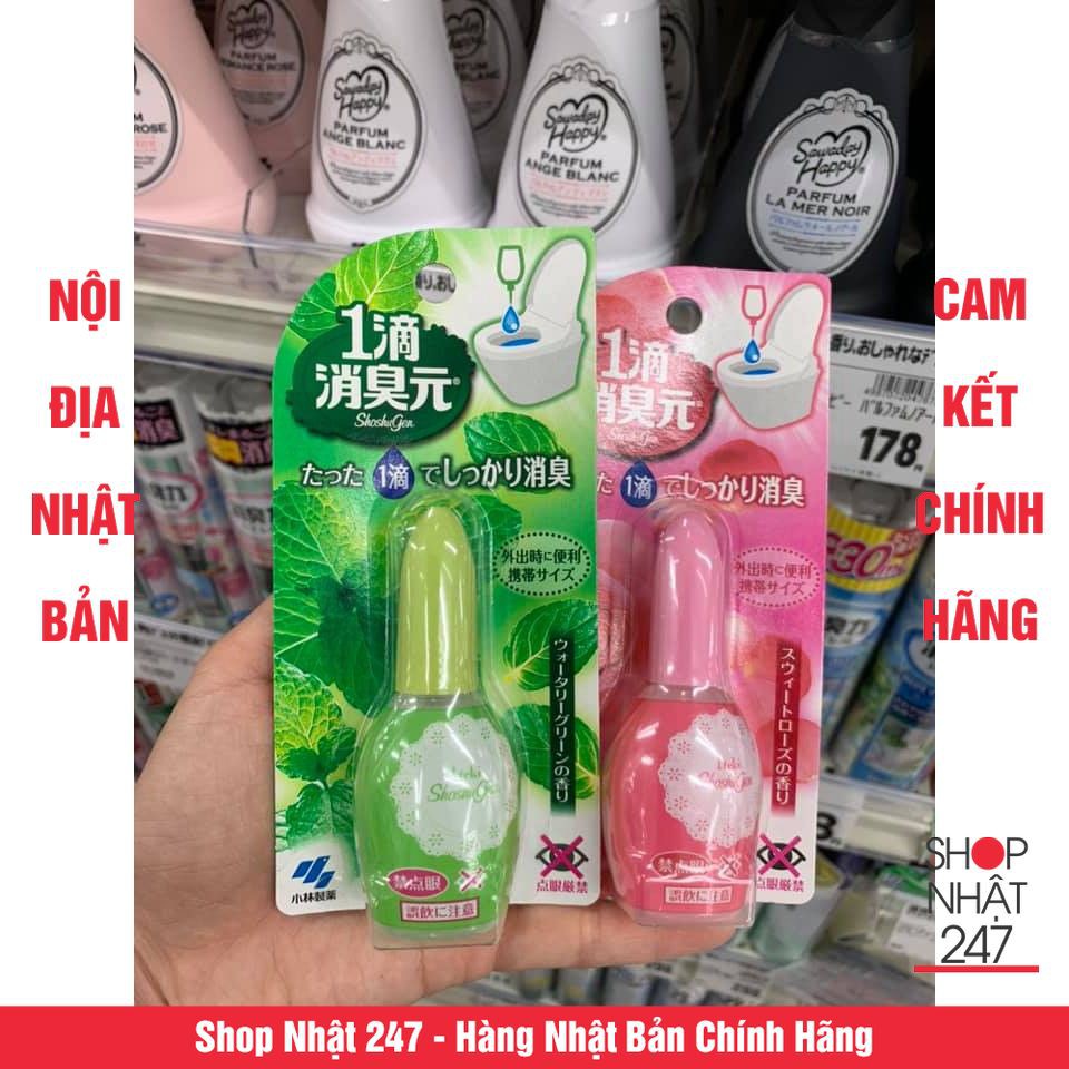 Nước nhỏ thơm bồn cầu Kobayashi Shoshugen 20ml Nội Địa Nhật Bản