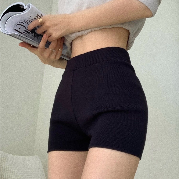 Quần Black Funoff Short - Quần Biker Short Dáng ngắn tôn dáng, mùa hè năng động Kanimi