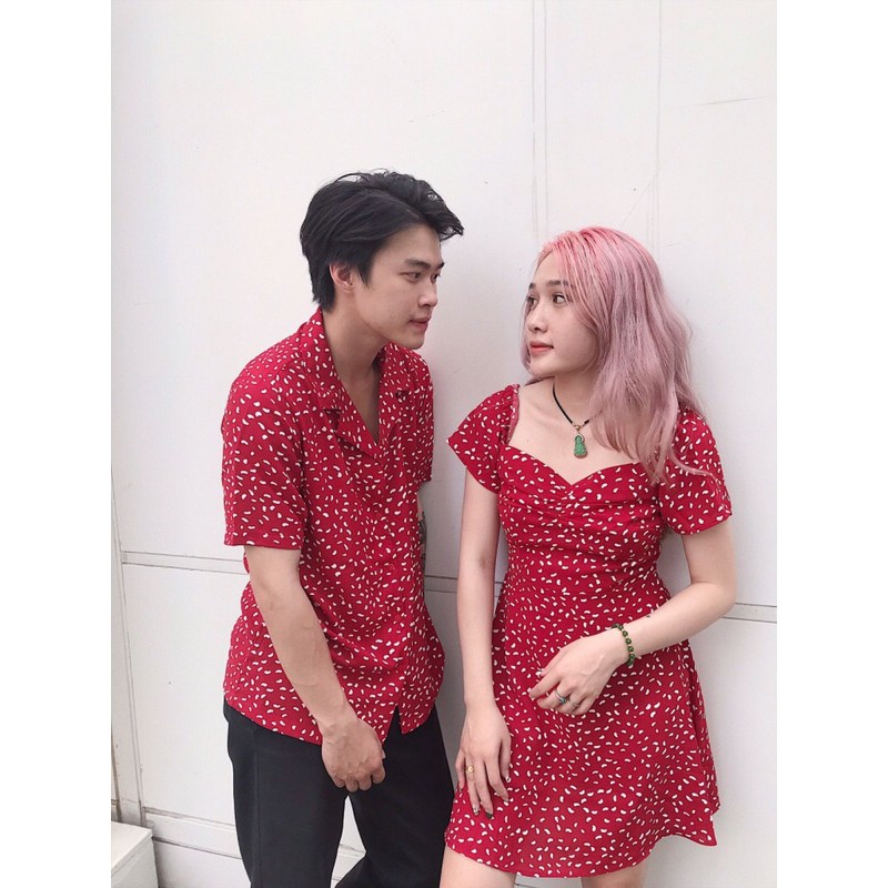 ẢNH THẬT - VÁY LANH NỮ TẶNG KÈM ÁO SƠ MI