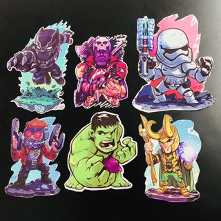 Hình dán sticker nhân vật Marvel