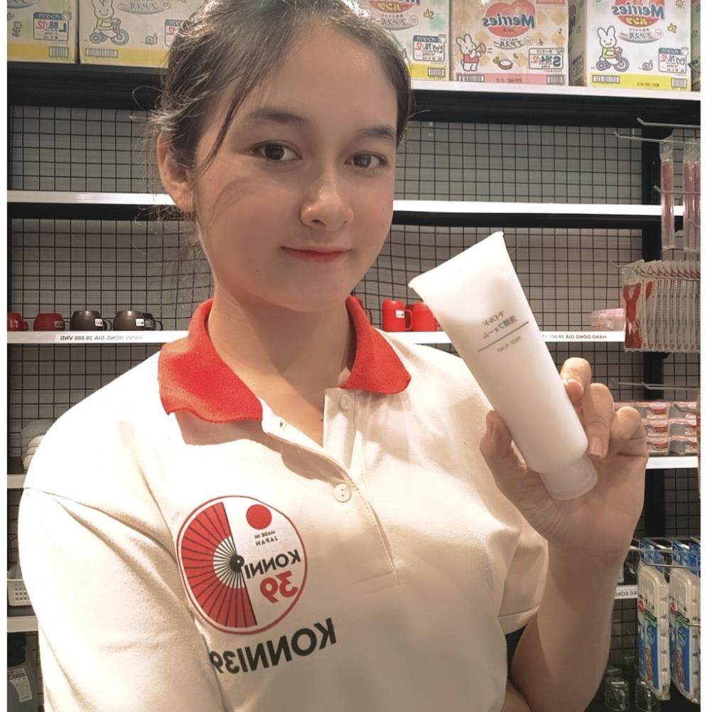 Sữa rửa mặt tạo bọt Muji Face SoapCHÍNH HÃNG giúp làm dịu và chống kích ứng cho da