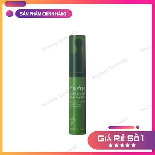 Thanh lăn dưỡng ẩm dành cho da mặt và mắt Innisfree Green Tea Seed Eye & Face Ball 10ml