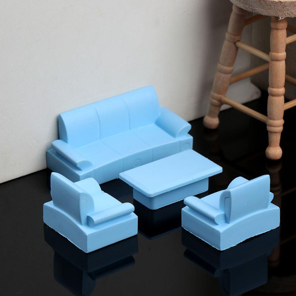 RAINBOW Bộ Bàn Ghế Nội Thất Xinh Xắn Cho Nhà Búp Bê