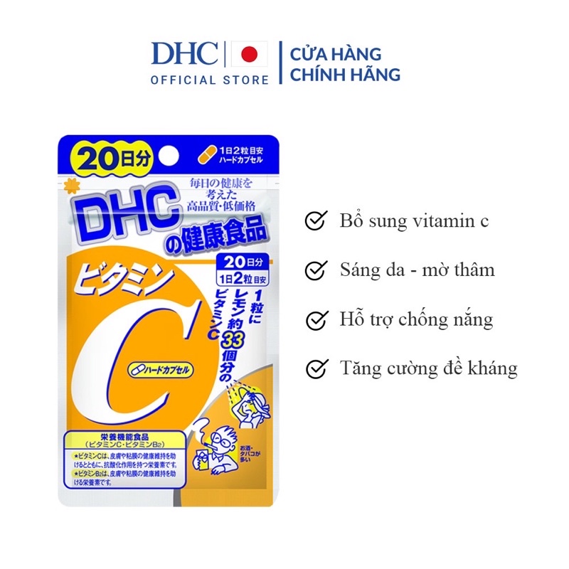 Viên uống DHC bổ sung vitamin C