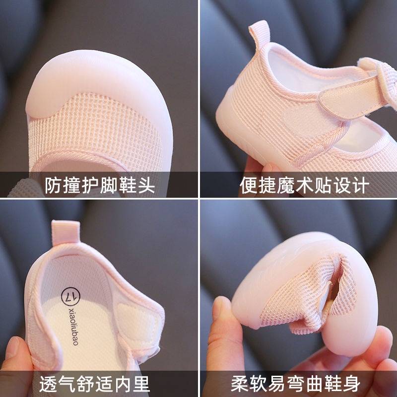 Giày Công Chúa Bằng Lưới Thoáng Khí Thời Trang Xuân Hè Cho Bé Gái 0-1-2