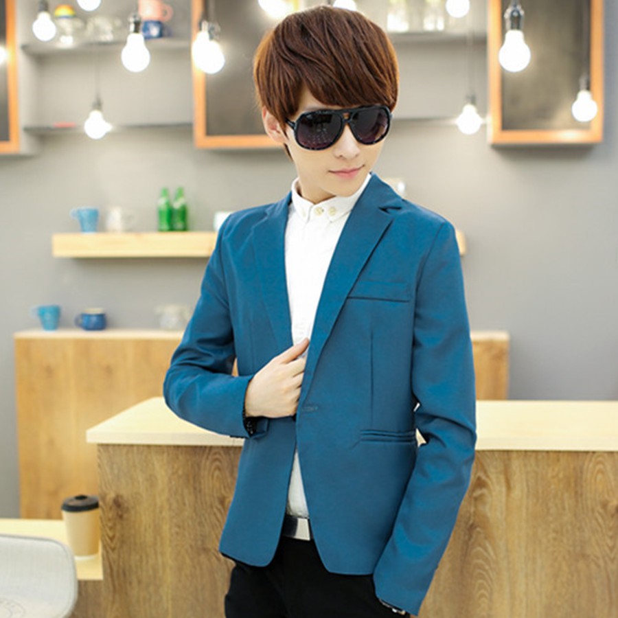 [Xả Kho] Áo vest nam Cao Cấp full size màu Xanh Cổ Vịt