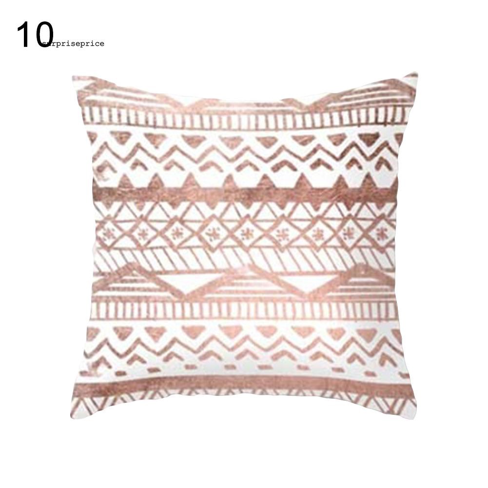 Áo gối khổ vuông 45cm X 45cm in họa tiết phong cách hiện đại