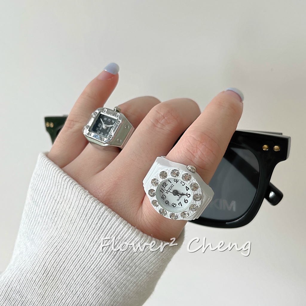 Nhẫn đồng hồ 19A1390 bằng kim loại có thể tùy chỉnh cao cấp phong cách hip hop cá tính
