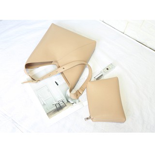 [SẴN-ẢNH THẬT CUỐI] Túi đeo vai tote vát V tặng kèm ví -P007