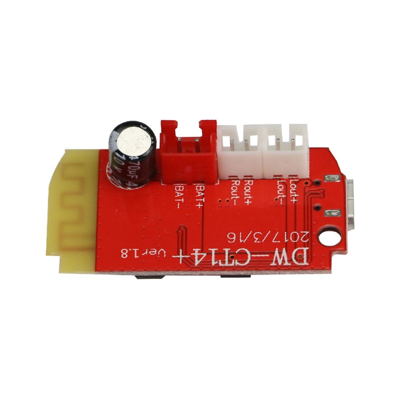Bảng mạch khuếch đại âm thanh nổi tương thích bluetooth mini CT14 5.0 5W nguồn 5V kết nối cổng sạc USB tự làm loa DIY