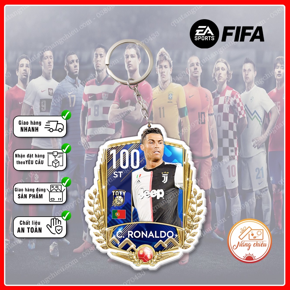 Móc khóa Team Of The Year, Móc khóa FFOL4 ☘️MÓC KHÓA THẺ CẦU THỦ☘️