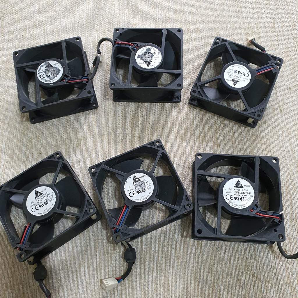 QUẠT TẢN NHIỆT 3 CÁNH 8CM 12V chế linh kiện, làm mát đa năng