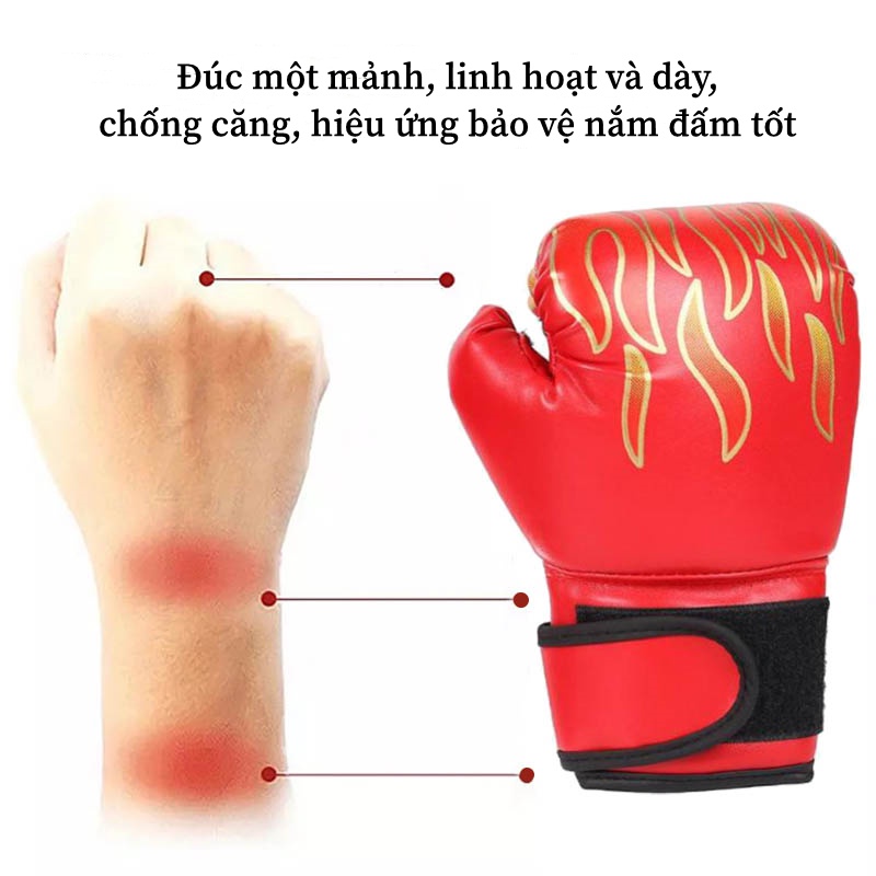 Găng Boxing, Cặp găng tay đấm bốc luyện tập môn boxing, Bao Tay Tập Boxing Găng Tay, Găng Bao Tay Đấm Bốc Trẻ Em