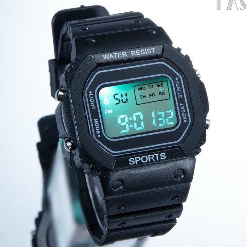 Đồng hồ warter resist sports thể thao nam nữ, kiểu dáng năng động