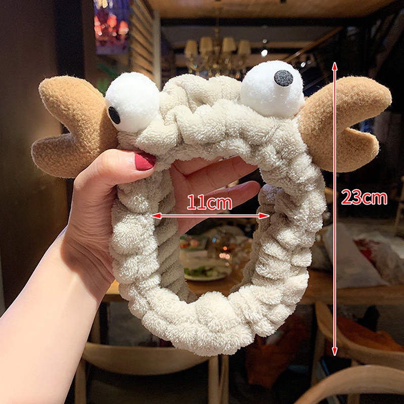 Tmdbyx Băng Đô Cài Tóc Rửa Mặt Trang Điểm Hình Mắt To Dễ Thương Phong Cách Hàn Quốc Cho Nữ