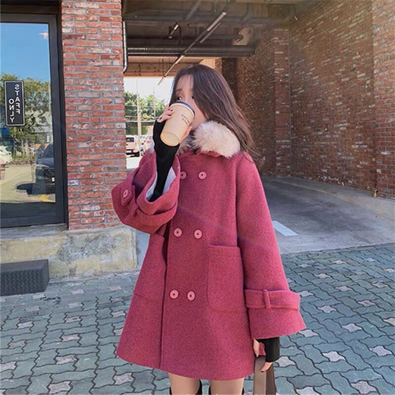 ÁO KHOÁC DẠ CỔ LÔNG Siêu Phẩm