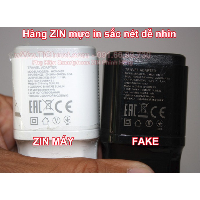 Củ Sạc LG 5V-1.8A MCS-04 G Flex,G2,G3,G4 ZIN Chính Hãng