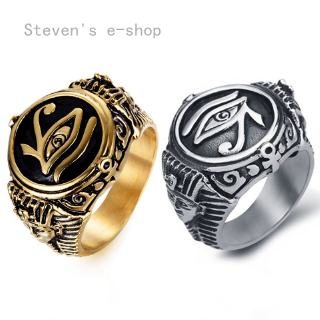 Nhẫn Bùa Hộ Mệnh Ai Cập Mắt To Của Steven 'S Ai Cập Pharaoh Ai Cập