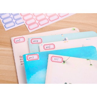 Z0001 (1 Gói 640 Dán) Giấy Dán Nhãn Hàng Hóa Viết Tay Bukao