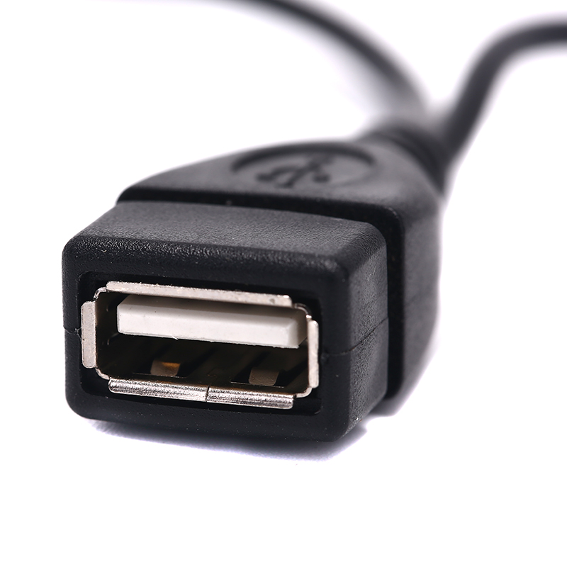 Cáp Otg Power Splitter Y Chuyển Từ Micro Usb Male Sang Usb A Male Female