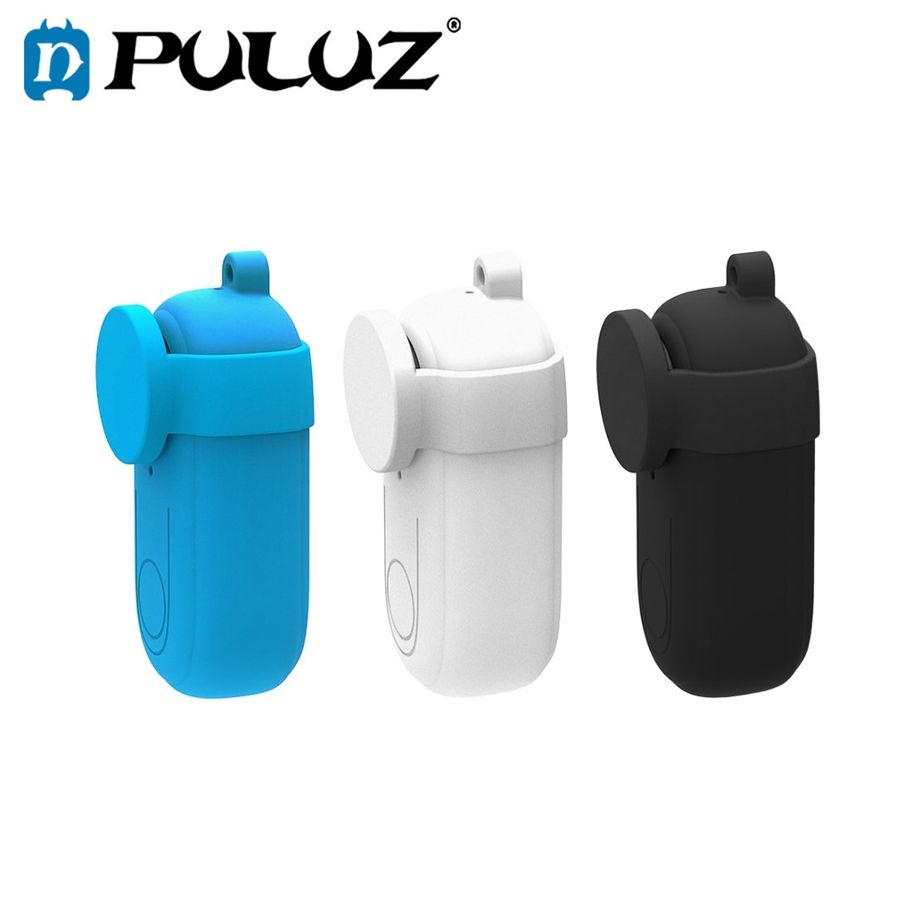 Vỏ Bảo Vệ Silicon PULUZ &amp;amp;Vỏ Bảo Vệ Ống Kính Chống Sốc Chống Trầy Cho Insta360 GO 2