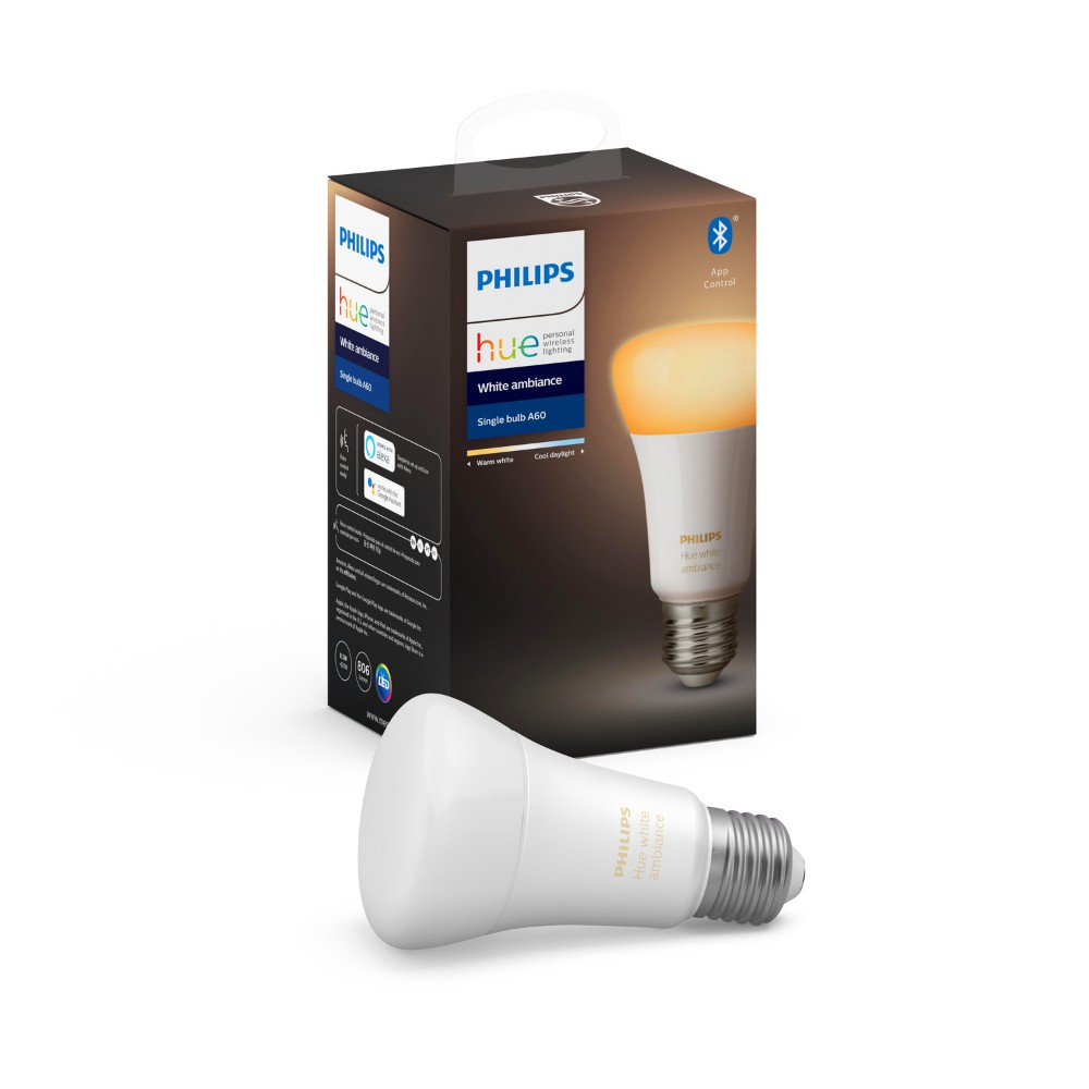 Bóng đèn thông minh Philips Hue White Ambiance 8.5W A60 E27