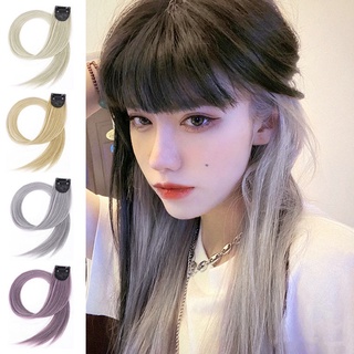 🌸🌸Tóc Giả Dạng Kẹp Thẳng Dài Màu Gradient Phong Cách Hàn Quốc 50cm
