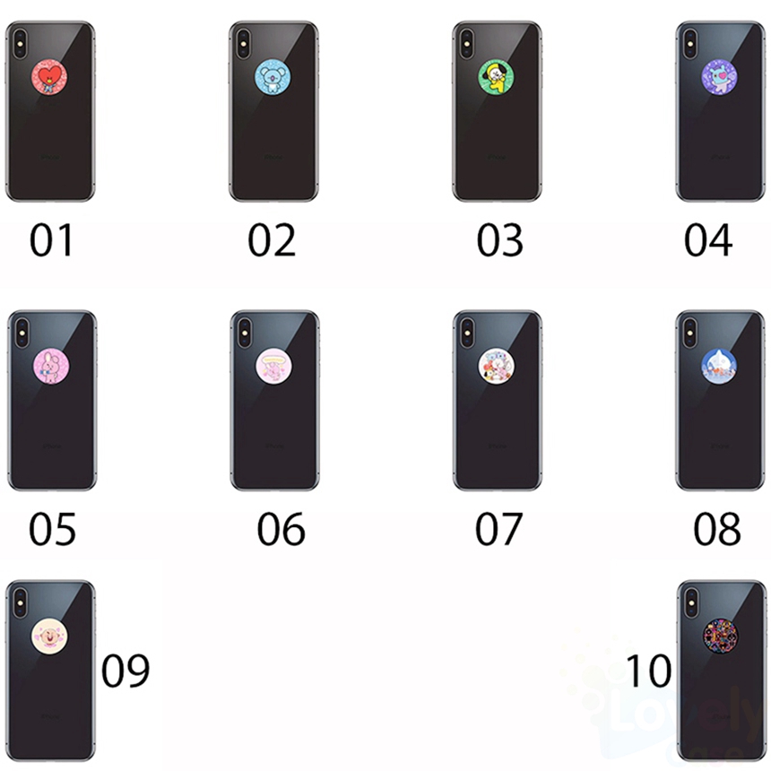 Giá đỡ điện thoại in hình hoạt hình cho Iphone Samsung Huawei Vivo Oppo Xiaomi