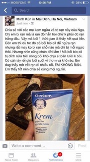 KEM TRỊ RẠN DA GERBER KREM