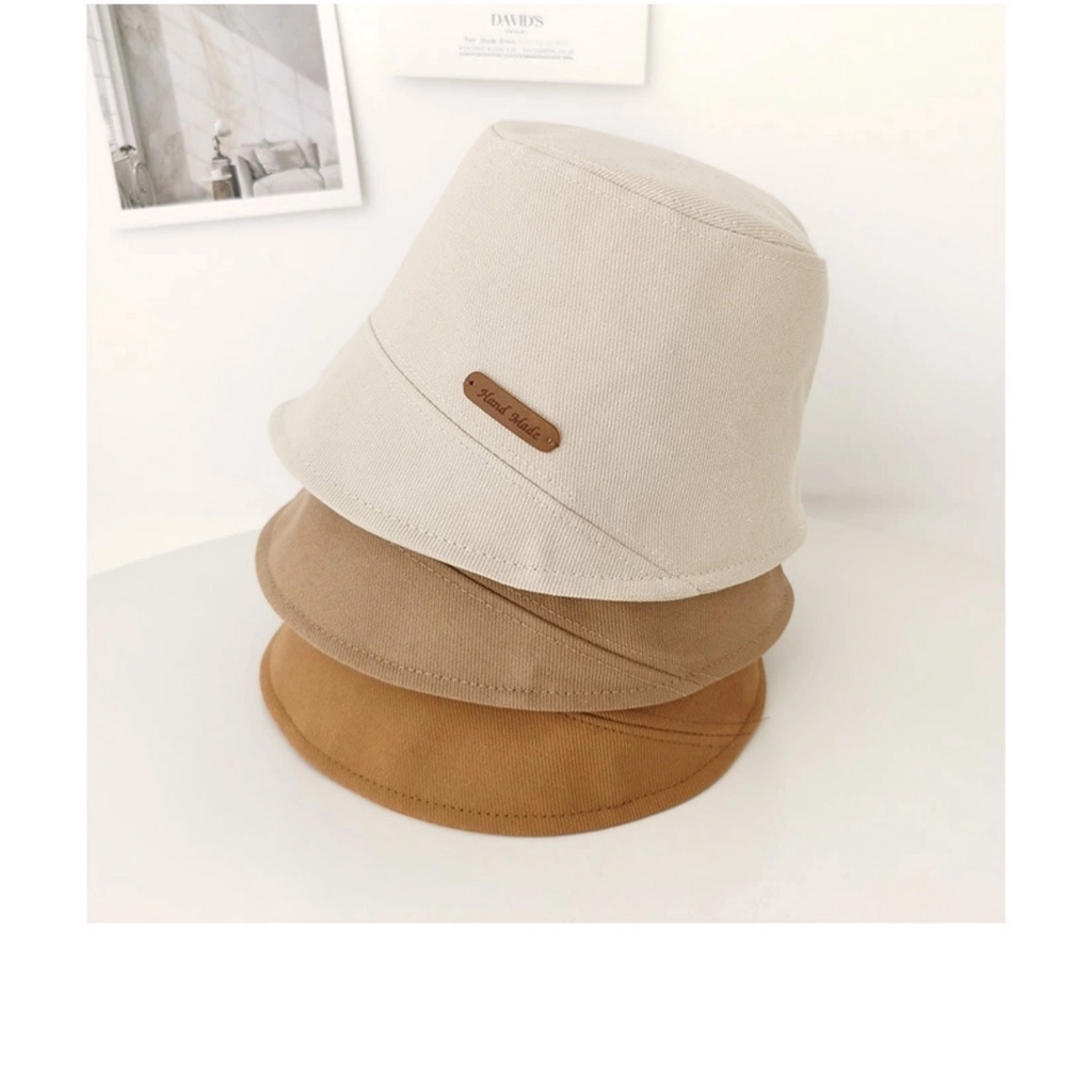 Mũ bucket logo vintage