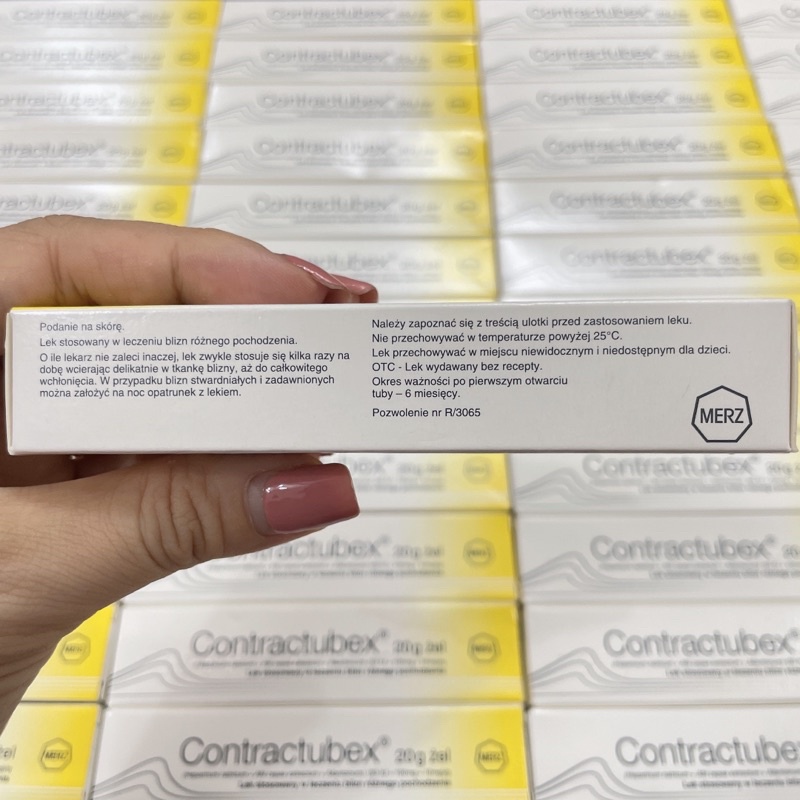 Kem làm mờ sẹo Contractubex, kem mờ sẹo thâm sẹo lồi sẹo mụn