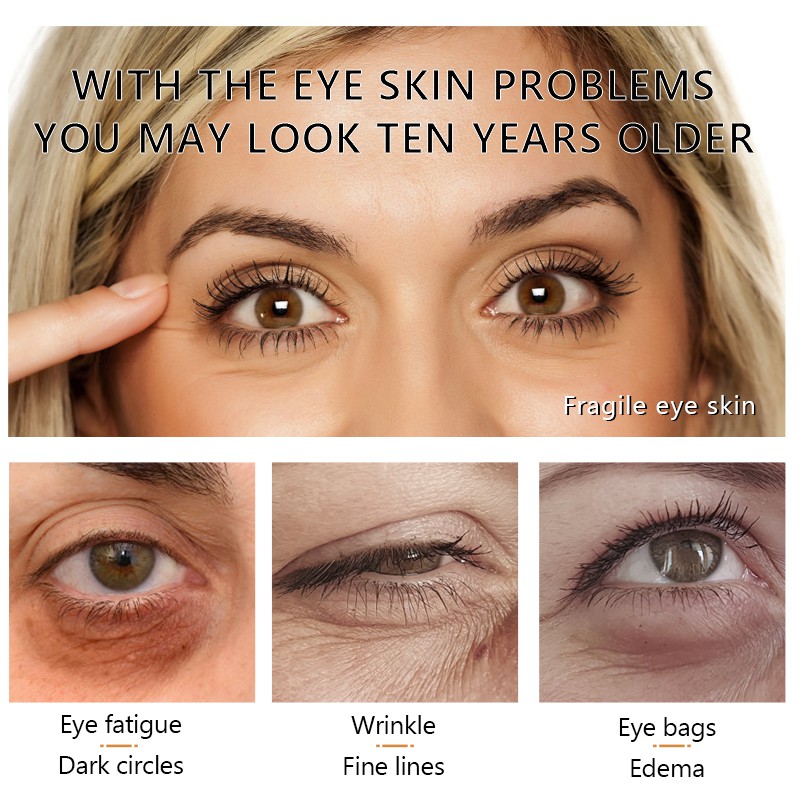 Serum dưỡng da mắt Vibrant GLAMOUR bổ sung Collagen Vitamin A hoạt tính dưỡng ẩm làm trắng da chống lão hóa 30ml | BigBuy360 - bigbuy360.vn