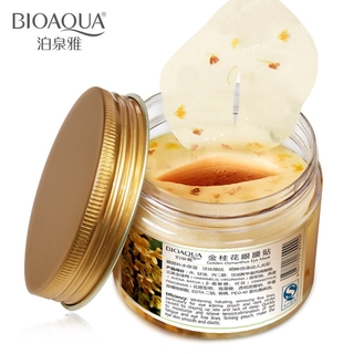 Hộp 80 Miếng Mặt Nạ Mắt BIOAQUA Chiết Xuất Hoa Mộc Vàng Loại Bỏ Quầng Thâm