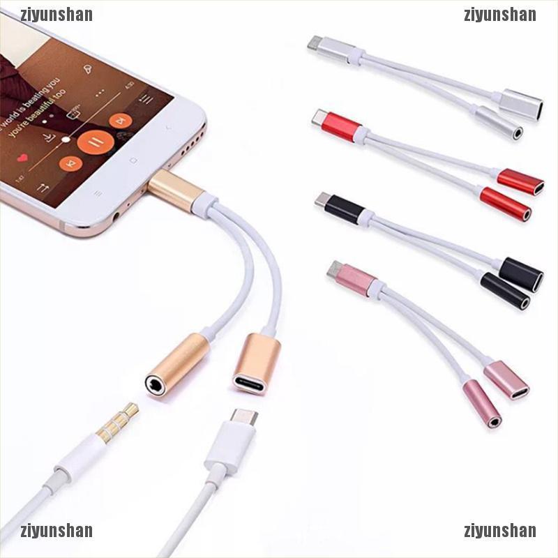 Cáp Chuyển Đổi Usb Type C Sang 3.5mm 2 Trong 1 Tiện Dụng | BigBuy360 - bigbuy360.vn