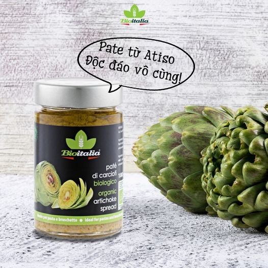 Pate Atiso Hữu Cơ Bioitalia (180g)