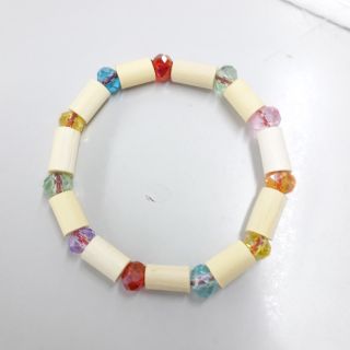 VÒNG DÂU TẰM ĐƯỢC LÀM TỪ CÀNH DÂU THẬT KẾT HỢP HẠT PHA LÊ LẤP LÁNH