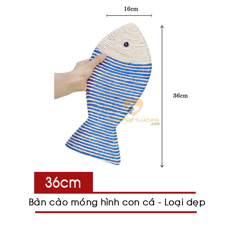 Bàn Cào Móng Cho Mèo Hình Con Cá - Loại Dẹp - [Nông Trại Thú Cưng]