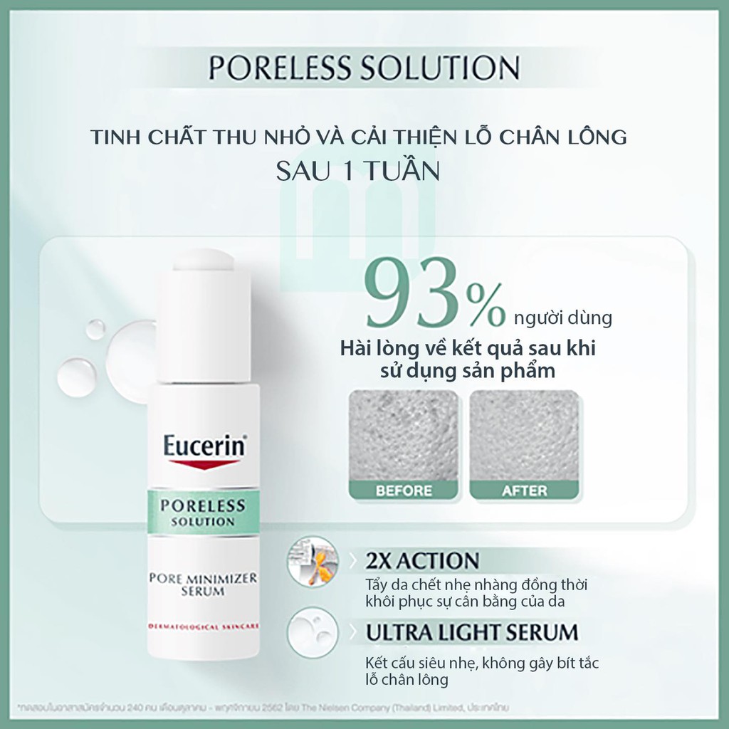 Tinh Chất Eucerin Poreless Solution Pore Minimizer