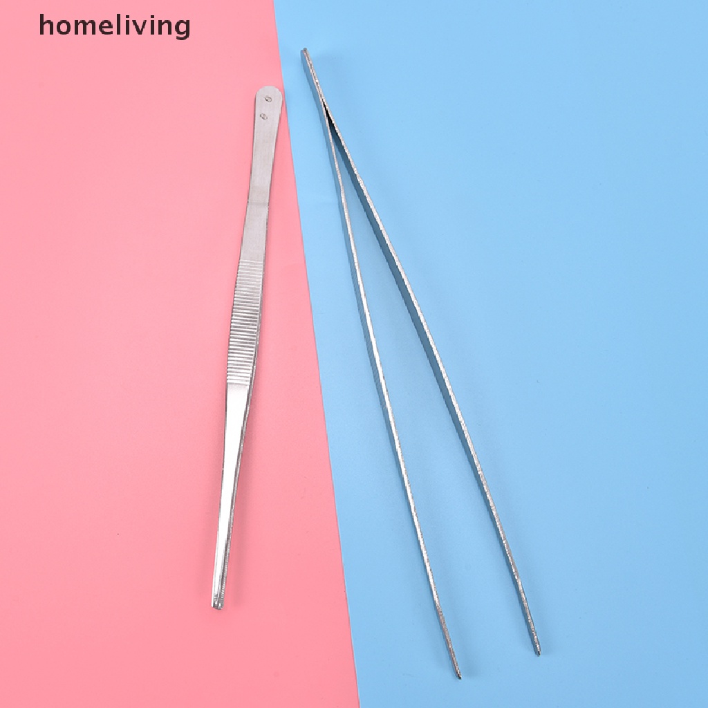 Kẹp Gắp Thức Ăn Cán Dài Màu Bạc Bằng Thép Không Gỉ
