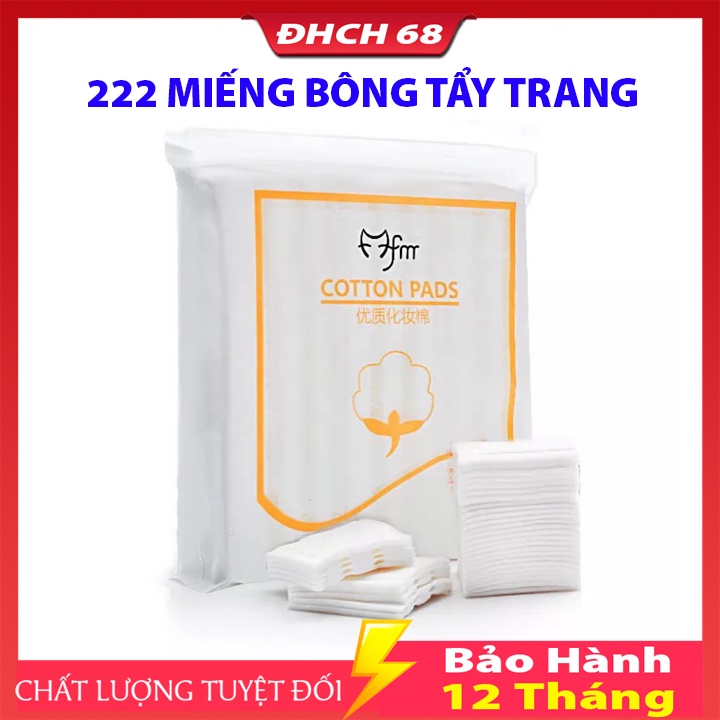 Bông tẩy trang 222 miếng 3 lớp FM Cotton Pads 222 miếng nội địa Trung