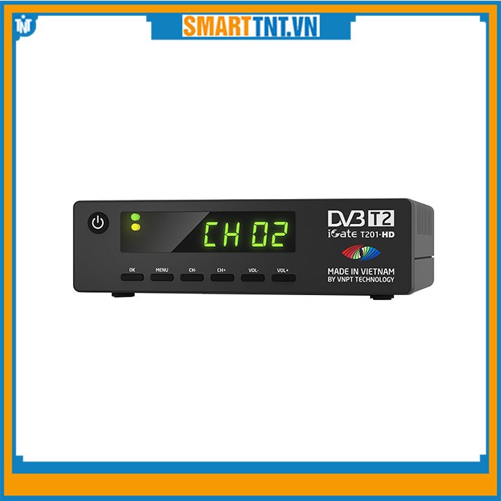 Đầu thu kỹ thuật số DVB T2 VNPT Igate T201HD chính hãng mới, hàng đẹp Smarttnt.vn