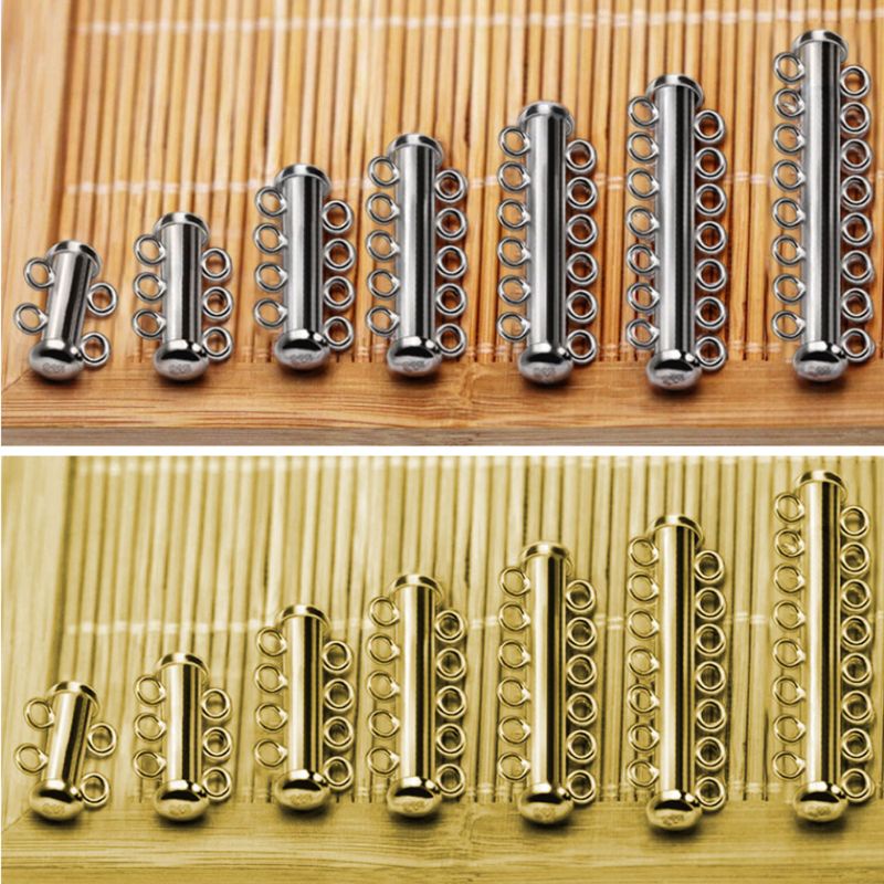 Sa Nắp Trượt Bằng Đồng Mạ Bạch Kim Dùng Làm Trang Sức