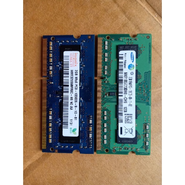 Bộ nhớ Sodimm 2GB DDR3 PC3-8500S 10600S