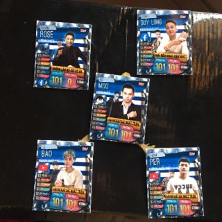Thẻ Huấn Hoa Hồng (Rose) Nam Per Lê Bảo Đặng Duy Long match attax